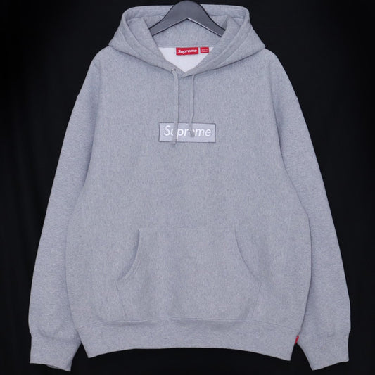 SUPREME 24AW Box Logo Hoodie Gray Size L