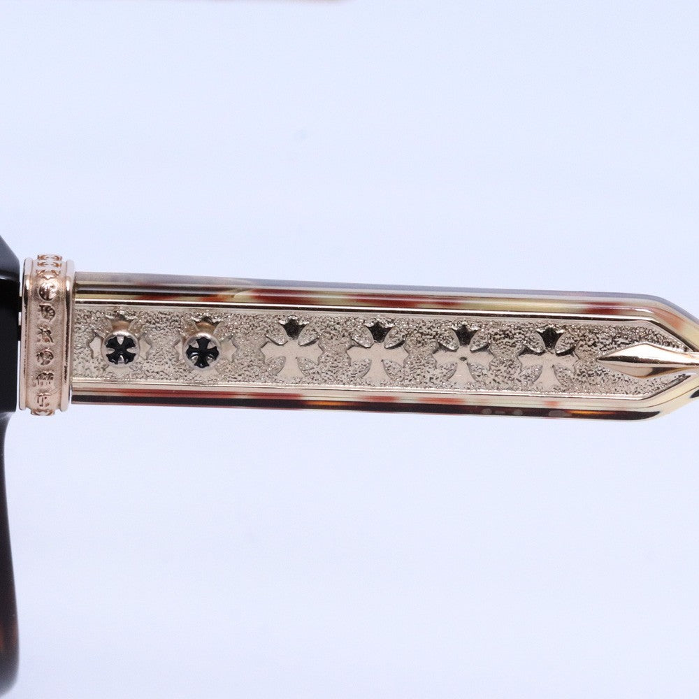 CHROME HEARTS DINGALONGLINGLONG CH Plus Boston Glasses Brown