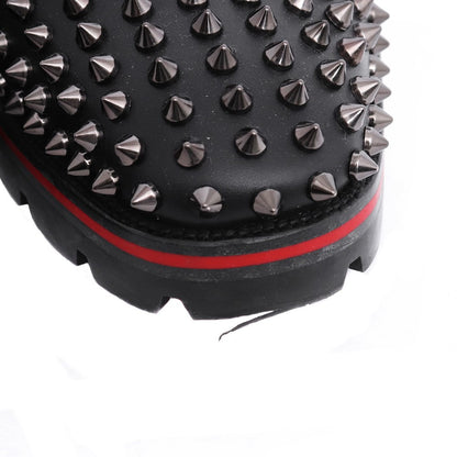 CHRISTIAN LOUBOUTIN Melon Spikes Boots Black Size EU 41