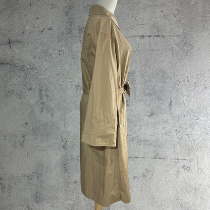 Euro vintage 70s Design Button Trench Coat