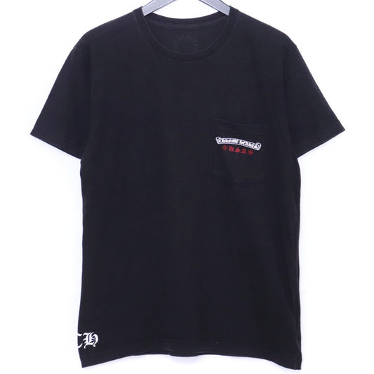CHROME HEARTS American Flag Dagger T-Shirt Black Size M