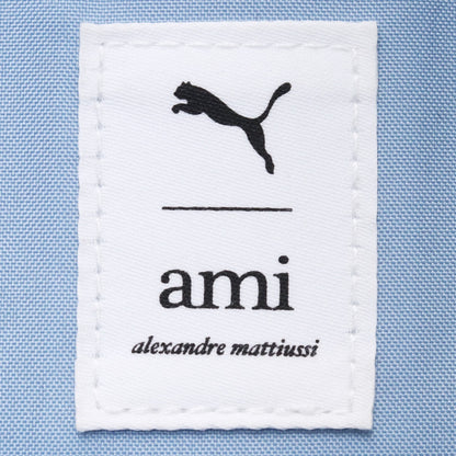AMI PUMA Quilted Backpack Blue Size F
