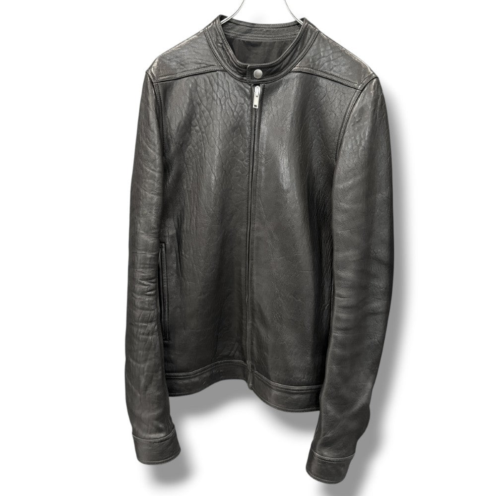Rick Owens 17AW Glitter Intarsia Lambskin Jacket Size 50