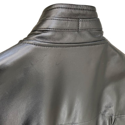 JULIUS 22SS Lamb Leather Jacket Black Size 3