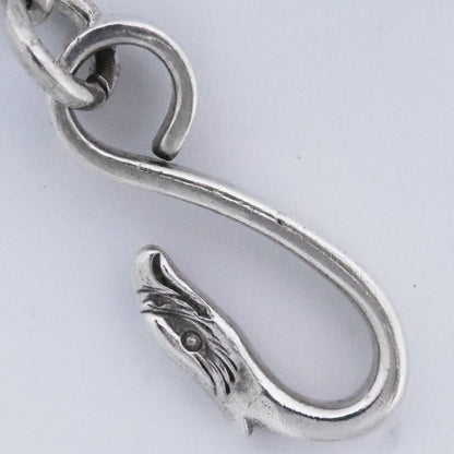 GORO'S Eagle Hook Chain Necklace Silver Size ONE SIZE