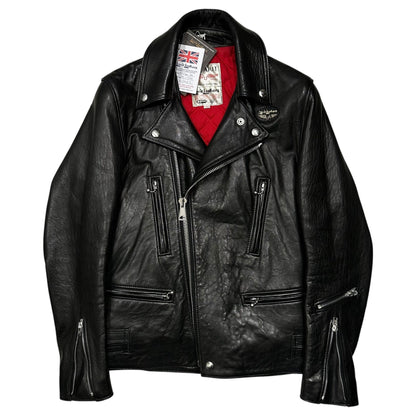 LEWIS Leathers Lightning Tight Fit Double Jacket Size 34