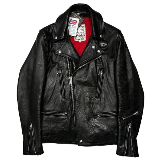 LEWIS Leathers Lightning Tight Fit Double Jacket Size 34