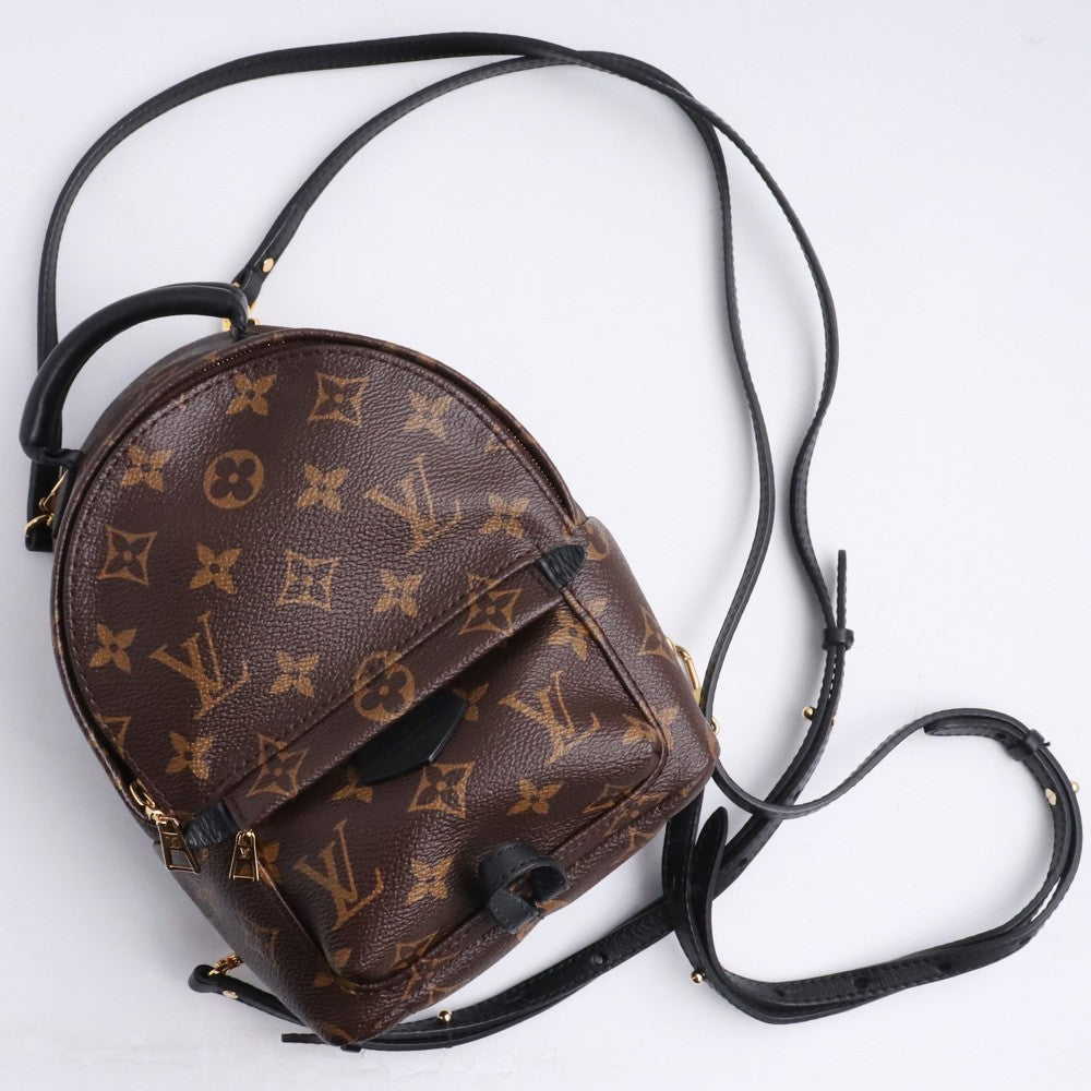 LOUIS VUITTON Monogram Palm Springs Backpack Brown Size MINI