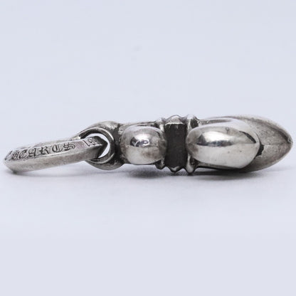 Chrome Hearts BS Fluer Charm Silver Pendant Size F