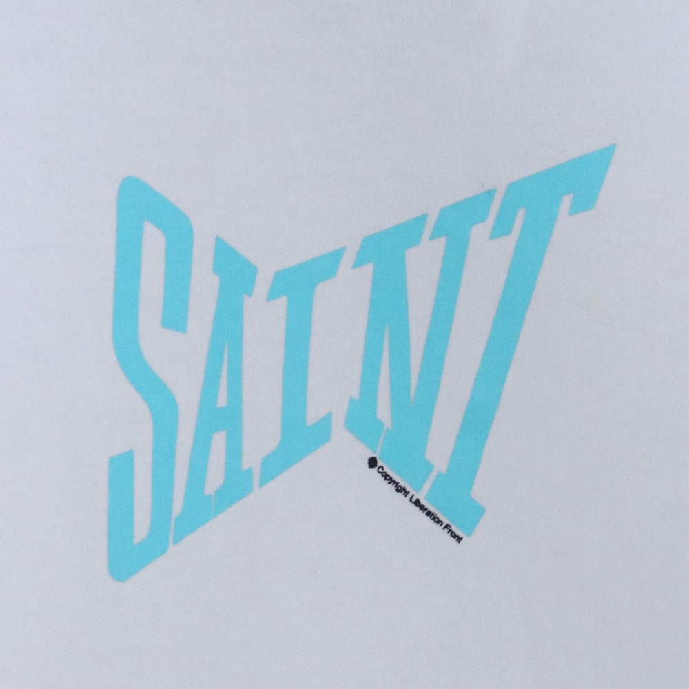 SAINT MICHAEL 24SS Ribbon Saint T-Shirt White Size XXL