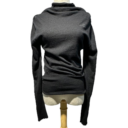 Vivienne Westwood Orb Logo Wool Knit Black Size UNISEX SM