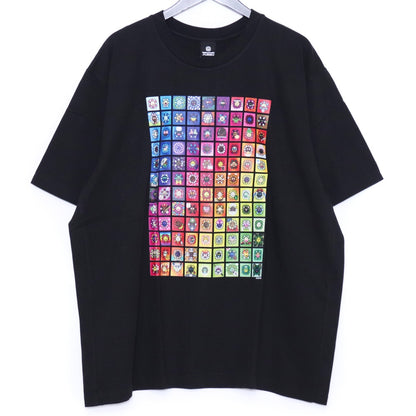 TAKASHI MURAKAMI 108 Bonno Flowers T-Shirt Black Size XXL