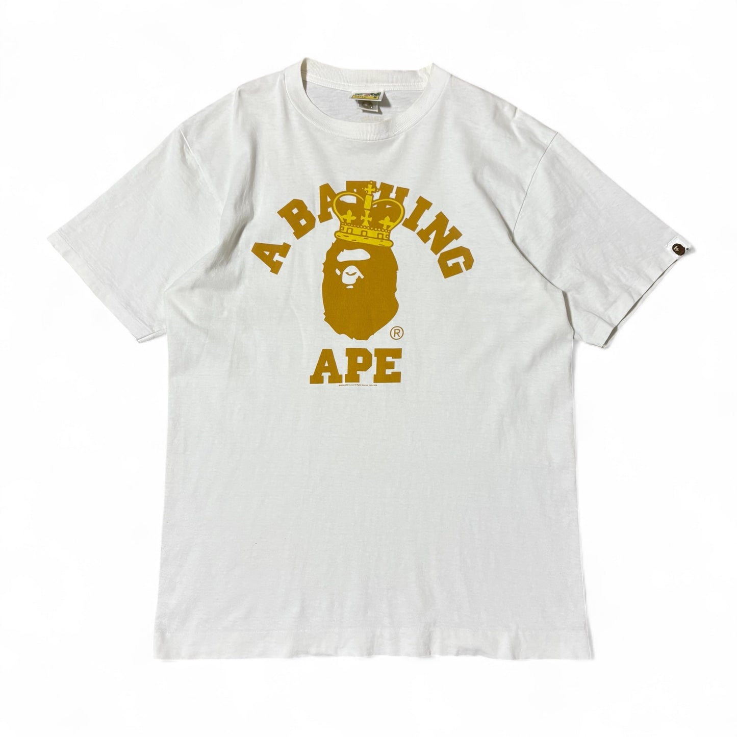 Japanese Brand A BATHING APE 00s White T-Shirt Size M
