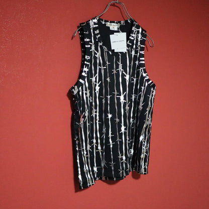 Comme des Garcons 25SS Barbed Wire Print Tank Top Size M