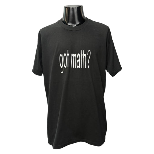 UAF Dept Of Math Sciences 90s-00s Got Math? T-Shirt Size XL