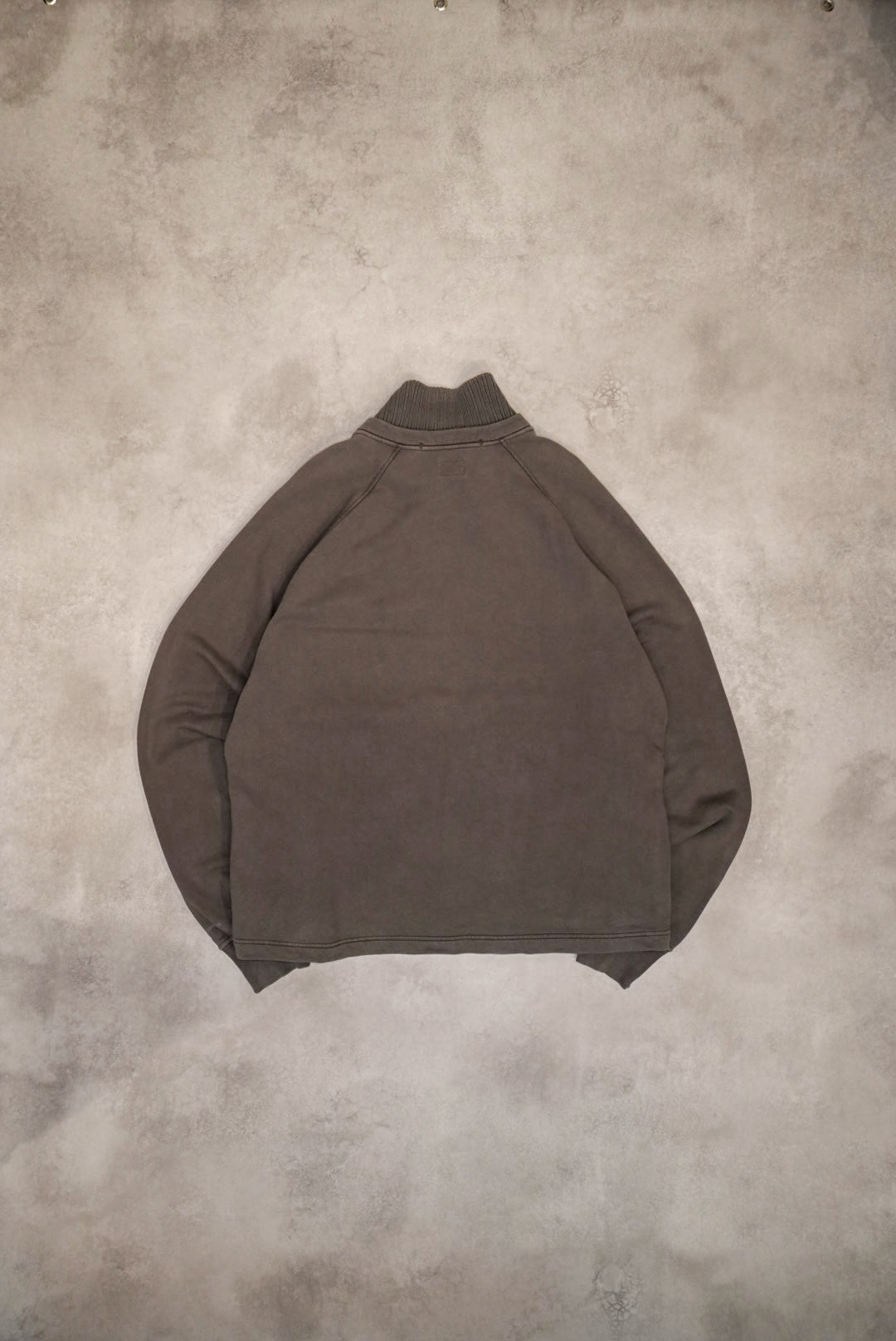 C.P. COMPANY half Half zip high neck long sleeve sweatshirt Gray Size XL