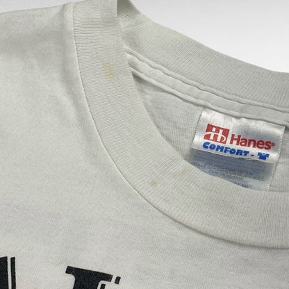 Hanes 90s Short Sleeve T-Shirt White Size S