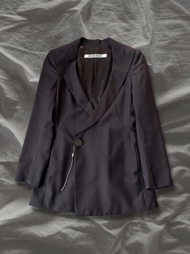 DIRK BIKKEMBERGS 90s Wool Sculptural Jacket M Size M
