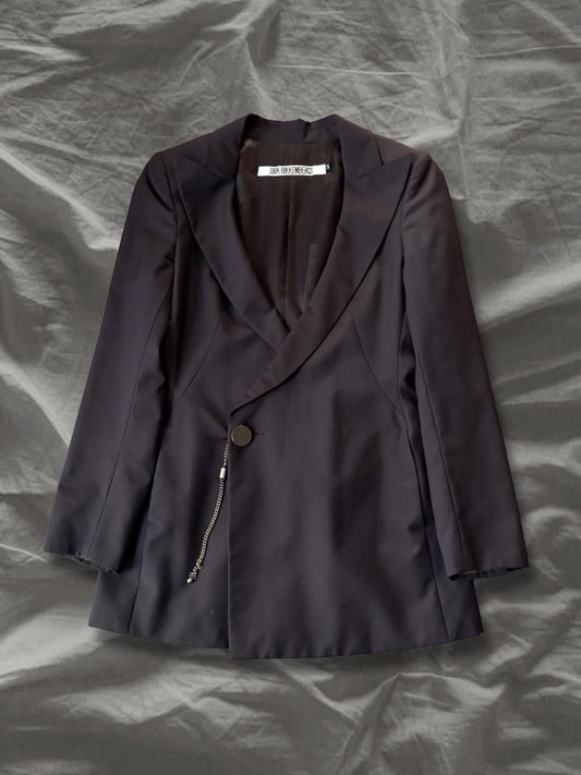 DIRK BIKKEMBERGS 90s Wool Sculptural Jacket M Size M