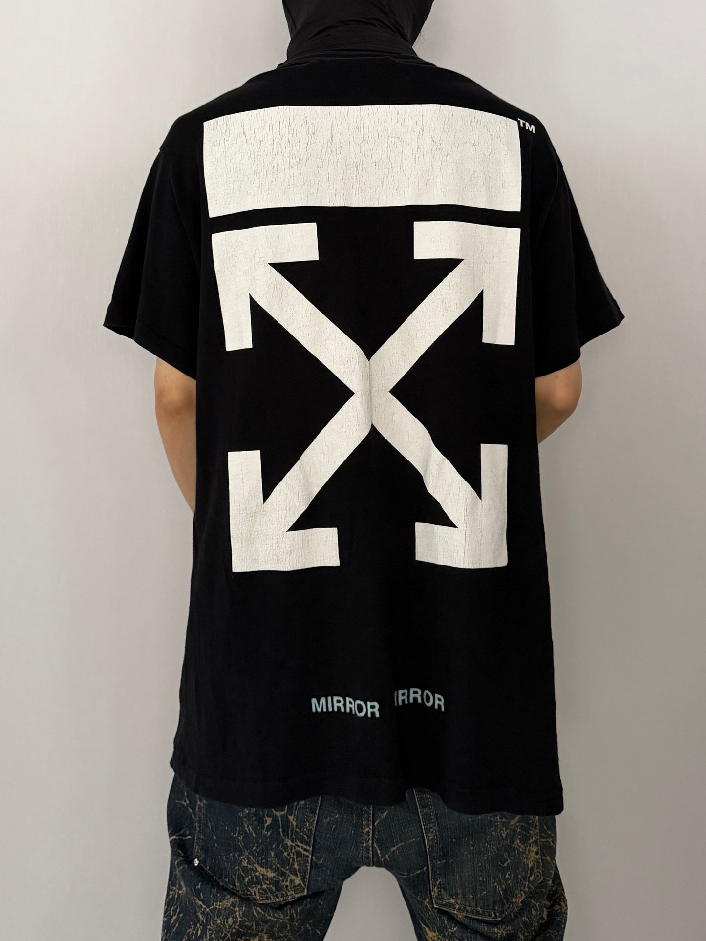 Off-White 17SS Design Cotton T-Shirt Size M