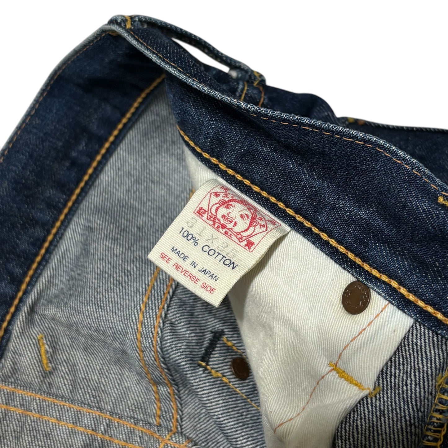EVISU Jeans Made in Japan Denim Jeans Size 31×35