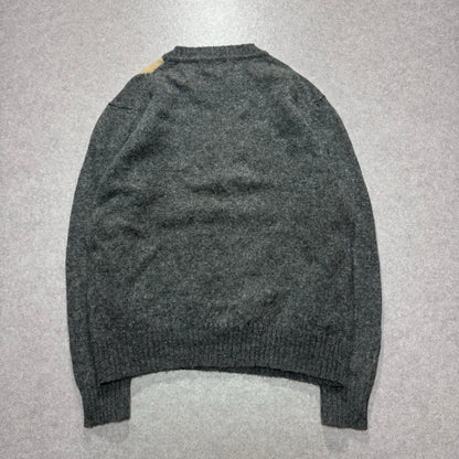 Dior Argyle Pattern Knit Multi Size L