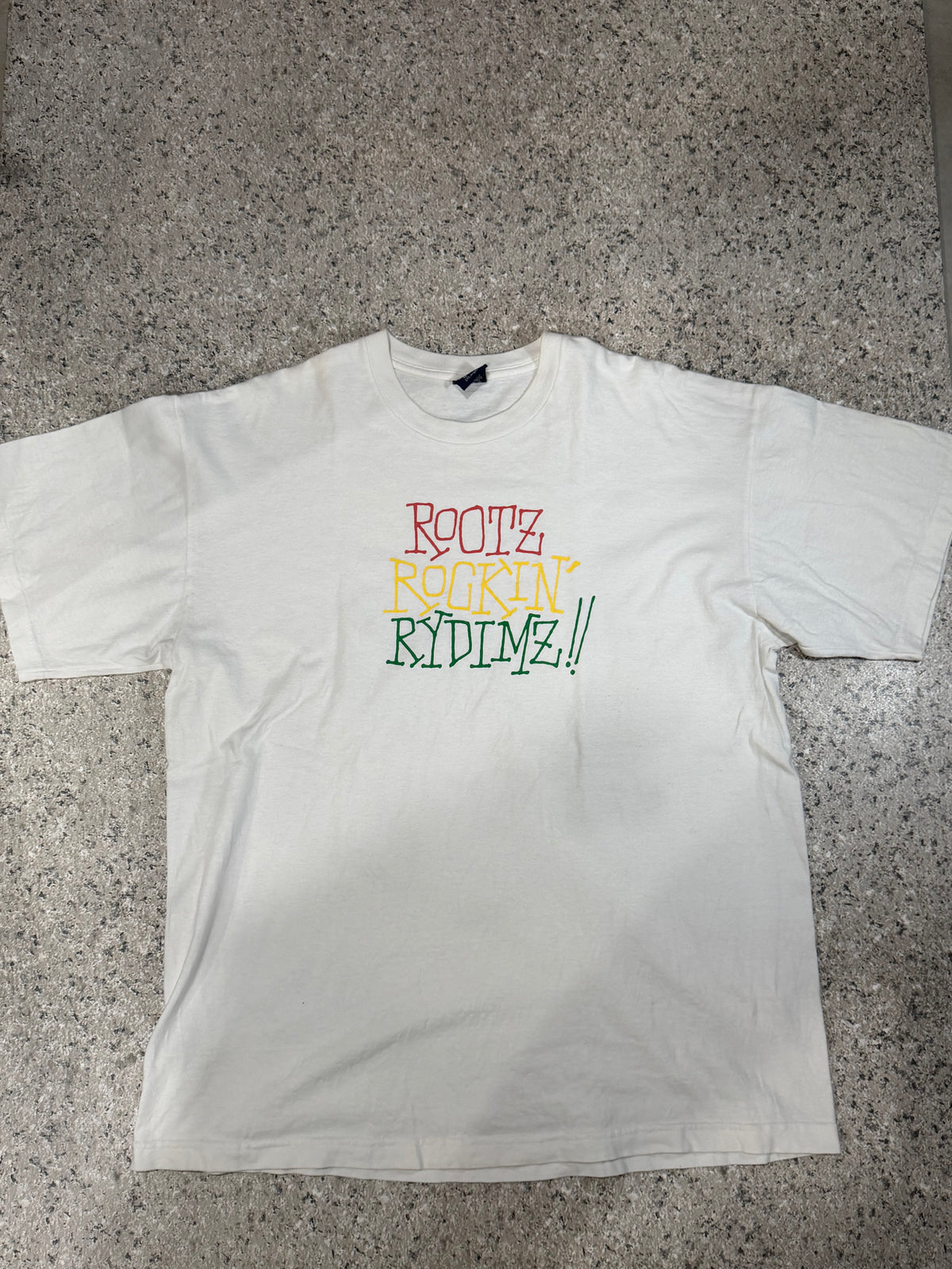 STUSSY Rootz Rockin' Rydimz White