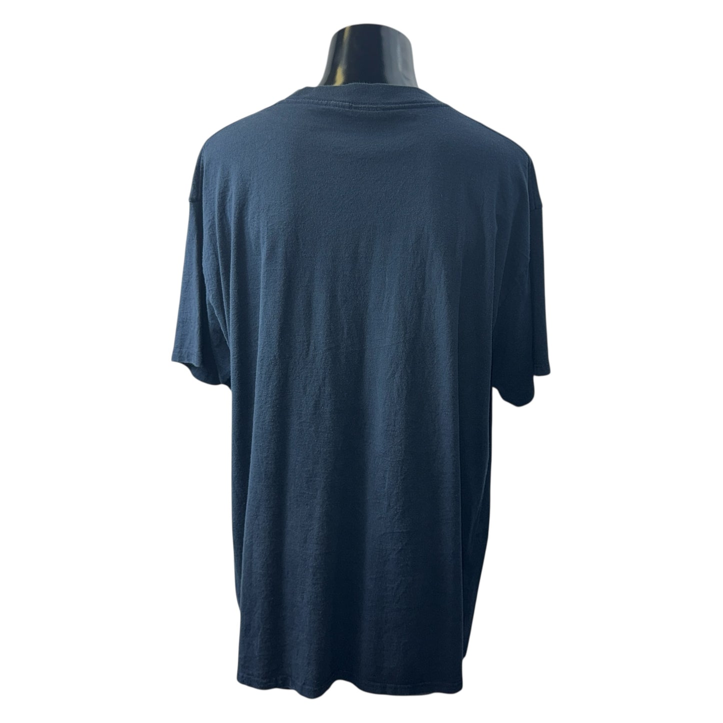INDEPENDENT 00s Bar Logo Vintage T-Shirt Navy Size XL