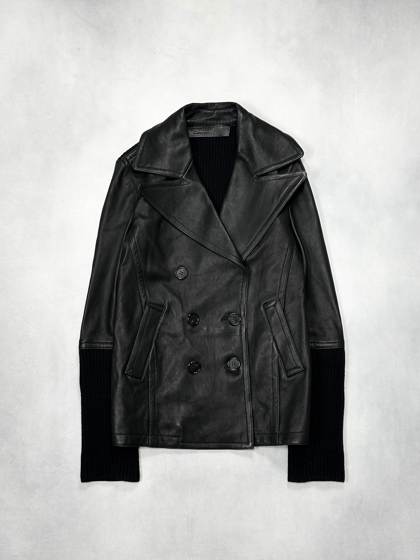 Neil Barrett switching double leather jacket Size XS