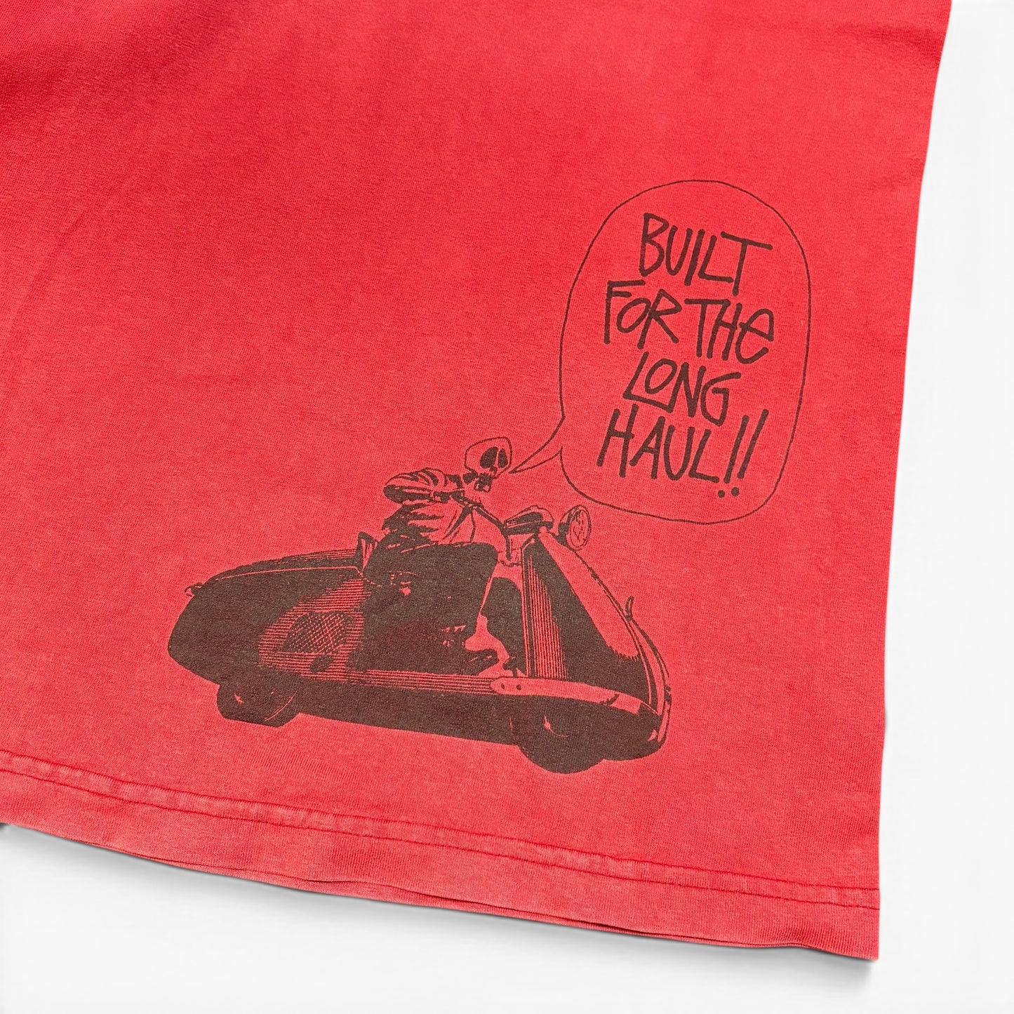 Vintage Stussy 00s Skull Scooter Shawn Logo Tee Size M
