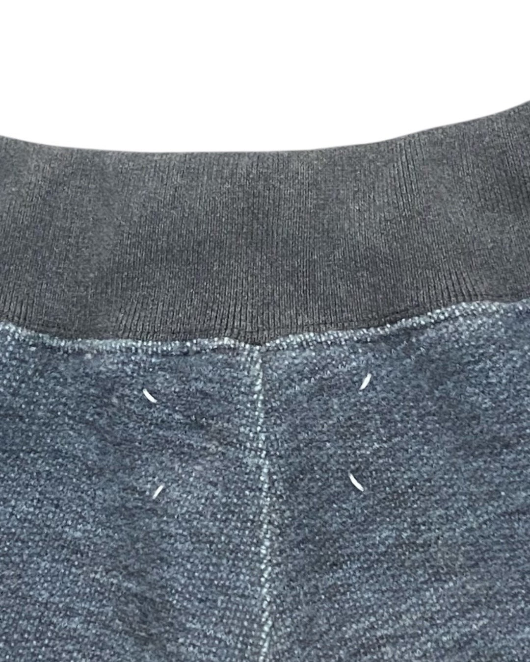 Maison Margiela Gray Knit Split Hem Sweatpants