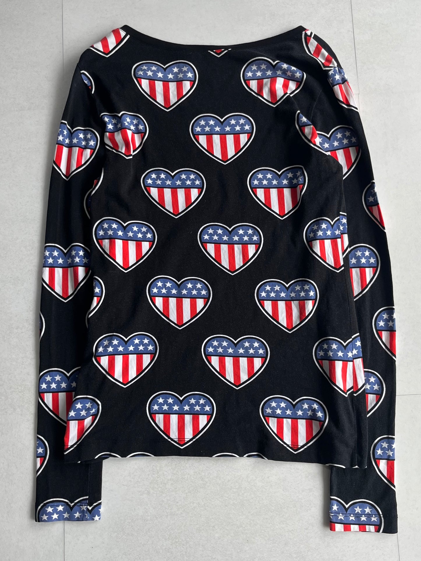 Love Moschino Hurt Long Sleeve Shirt Multi Size 40