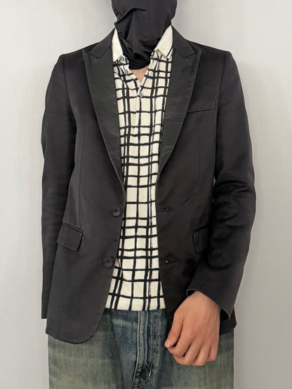 Lithium Homme Mix Material Jacket Black Size 1