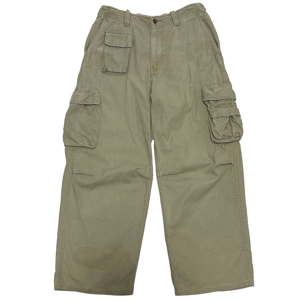 GAP 2000s Multi Pocket Cargo Trousers Ivory Size S