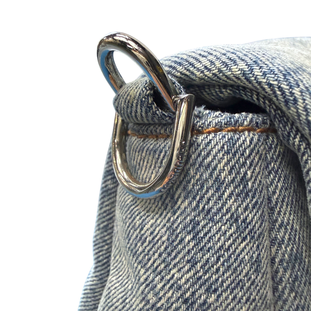 JACQUEMUS Le Bambimou Denim Padded Bag