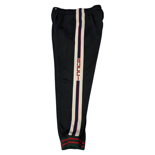 GUCCI Logo Tape Web Stripe Track Pants Sweatpants Size XS