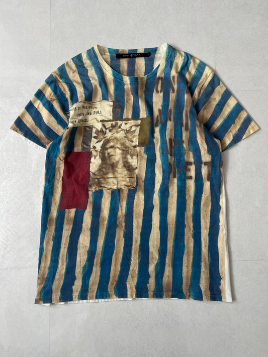 NO ID Stripe T-Shirt Size 2