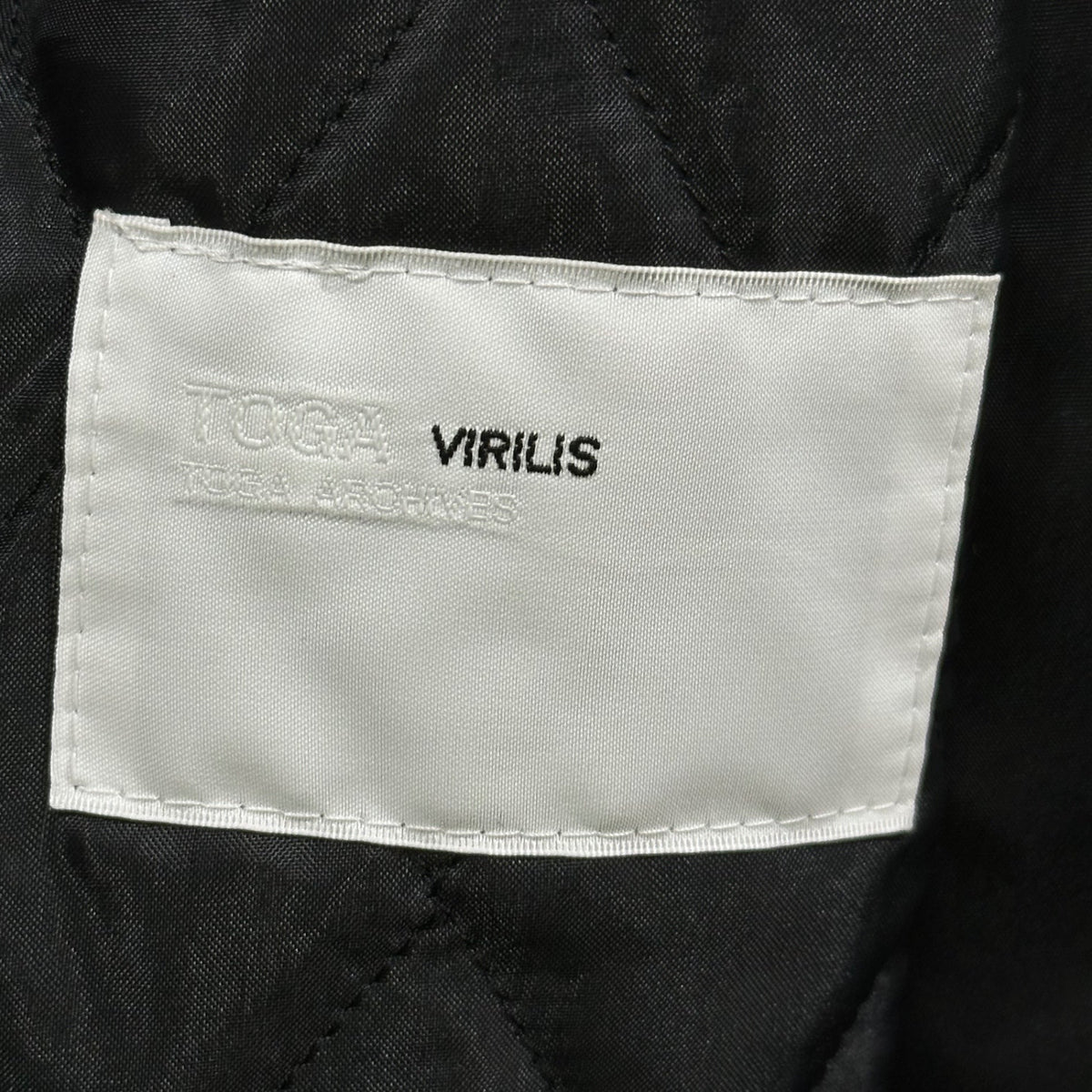 TOGA VIRILIS 22AW Fake Fur Coat Black Size 46