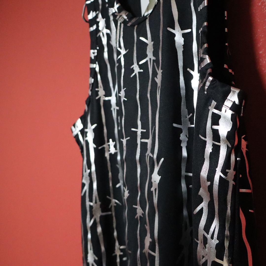 Comme des Garcons 25SS Barbed Wire Print Tank Top Size M