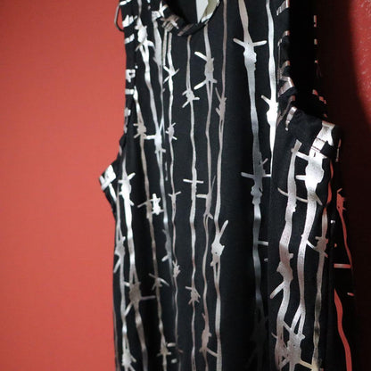 Comme des Garcons 25SS Barbed Wire Print Tank Top Size M