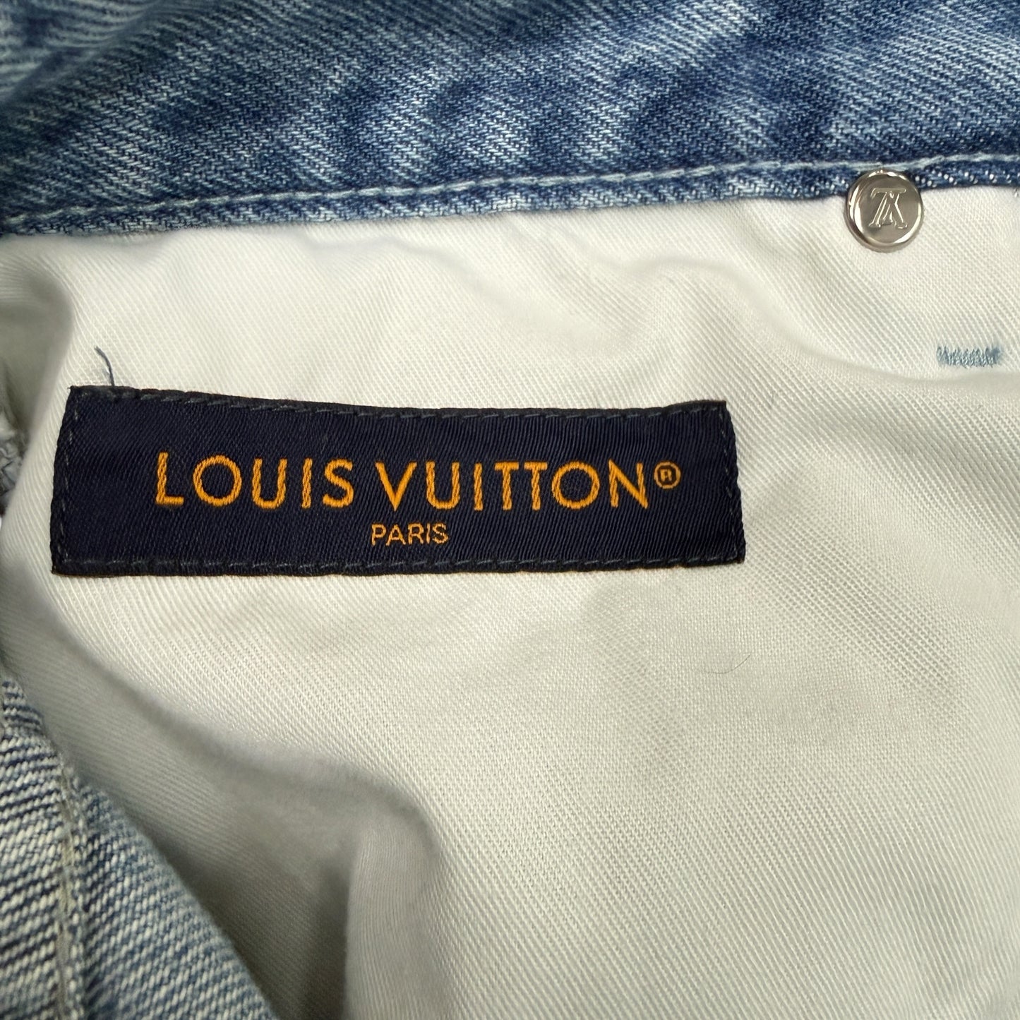 LOUIS VUITTON 25SS Monogram Skate Denim Pants Size 31