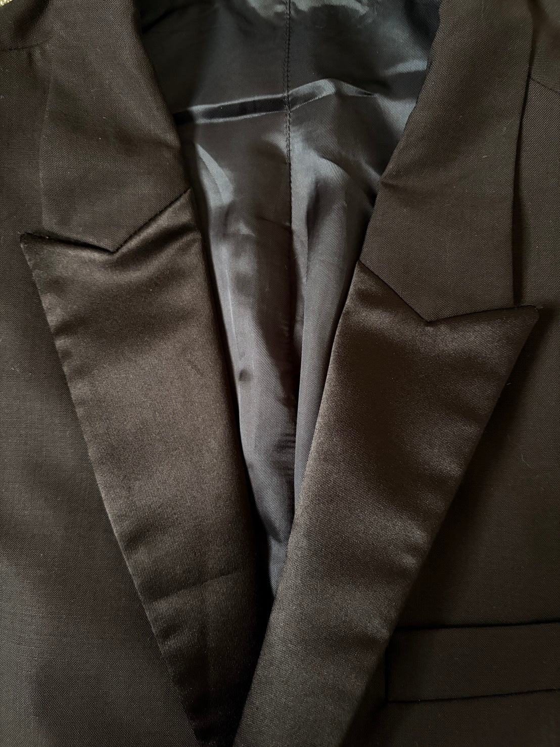 KRISVANASSCHE Virgin Wool Asymmetric Tailored Blazer Size 48