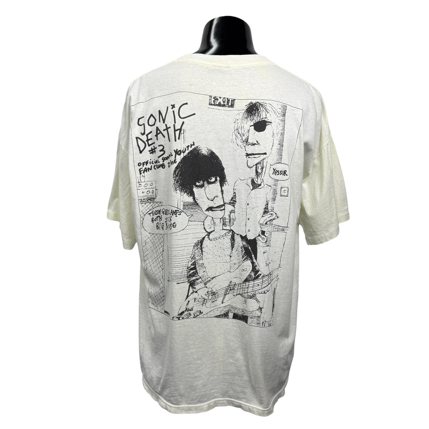 SONIC YOUTH 90s "SONIC DEATH" 1993 Copyright Vintage Size XL