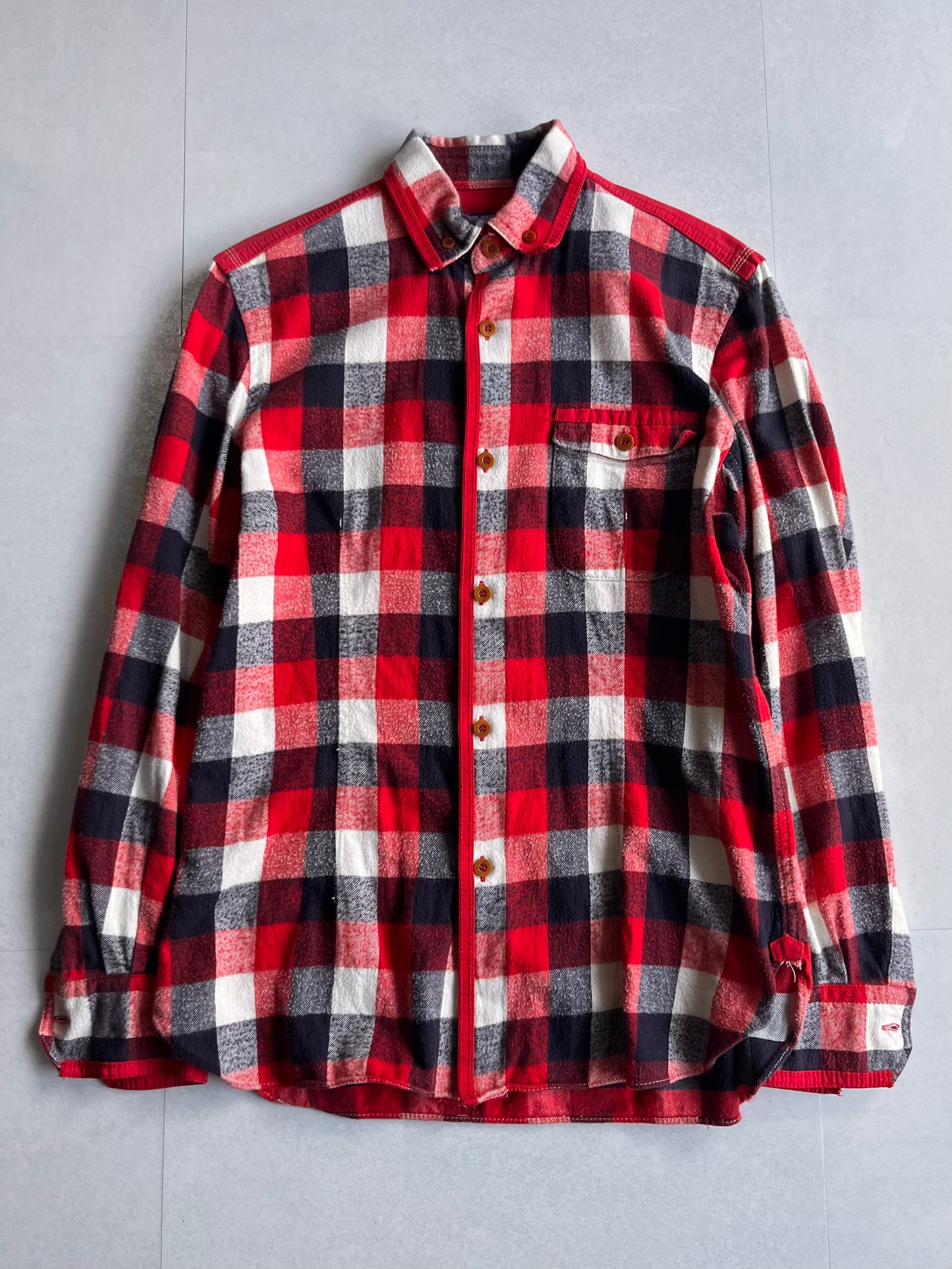 Junya Watanabe MAN Multi Patchwork Check Shirt Size S