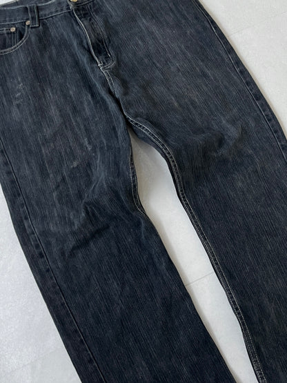 Coogi Black Wide Jeans Size W40