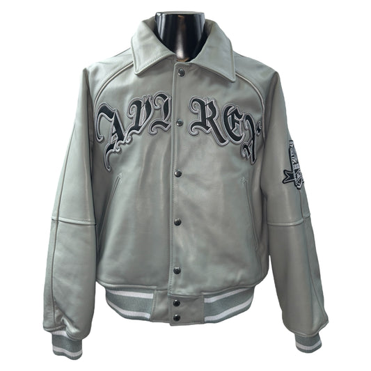 Palace 23SS AVIREX LEATHER JACKET GREY Size S