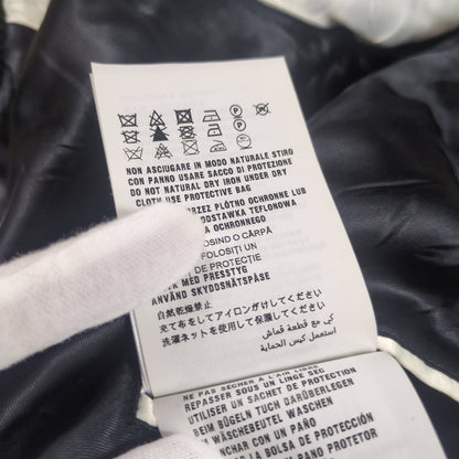 Miu Miu MIU Logo Reversible Rayon Souvenir Jacket Size 36