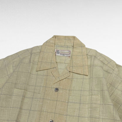 PINE HAWK 90s Open Collar Shirt Size L