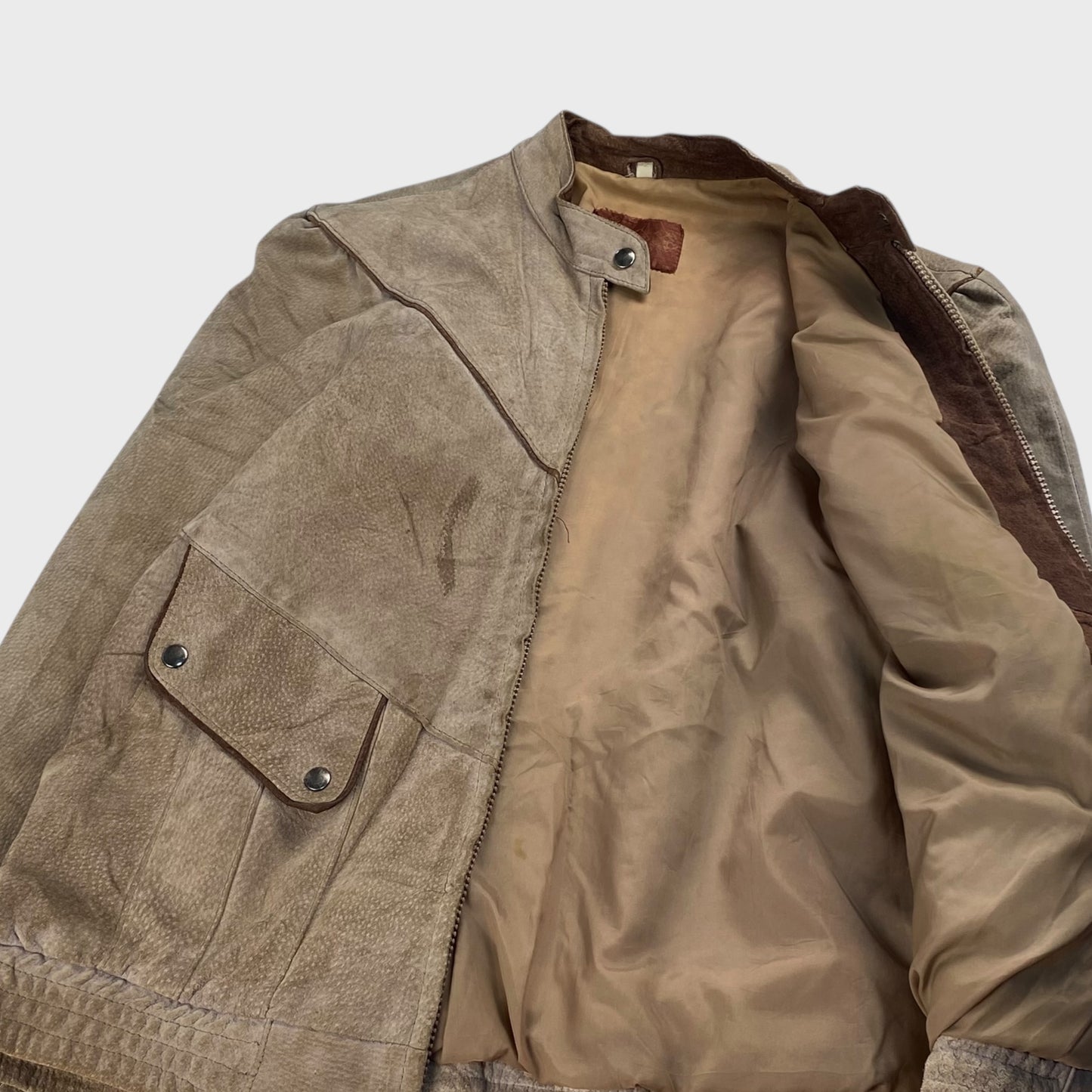 Sears 70s Leather Jacket Size S