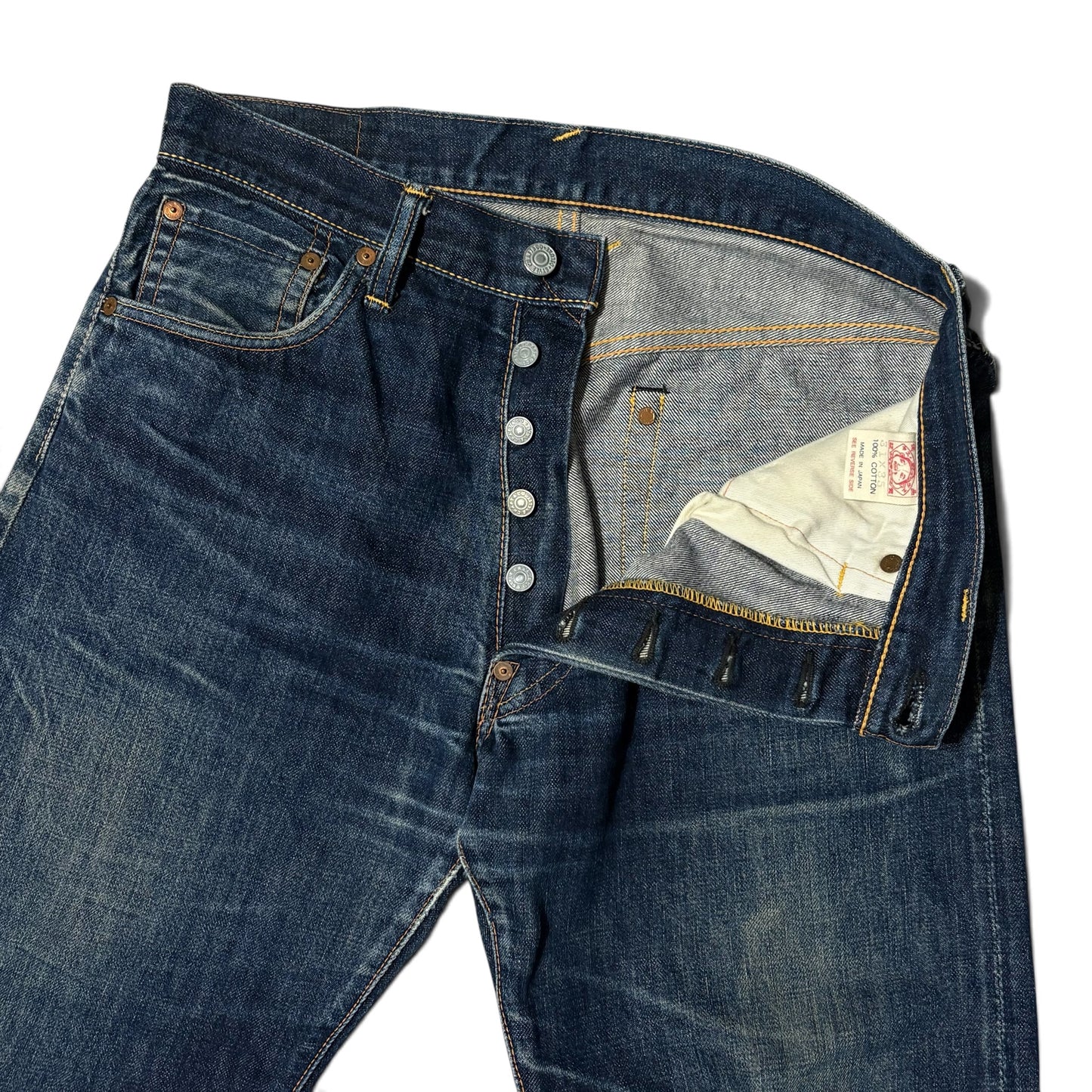 EVISU Jeans Made in Japan Denim Jeans Size 31×35